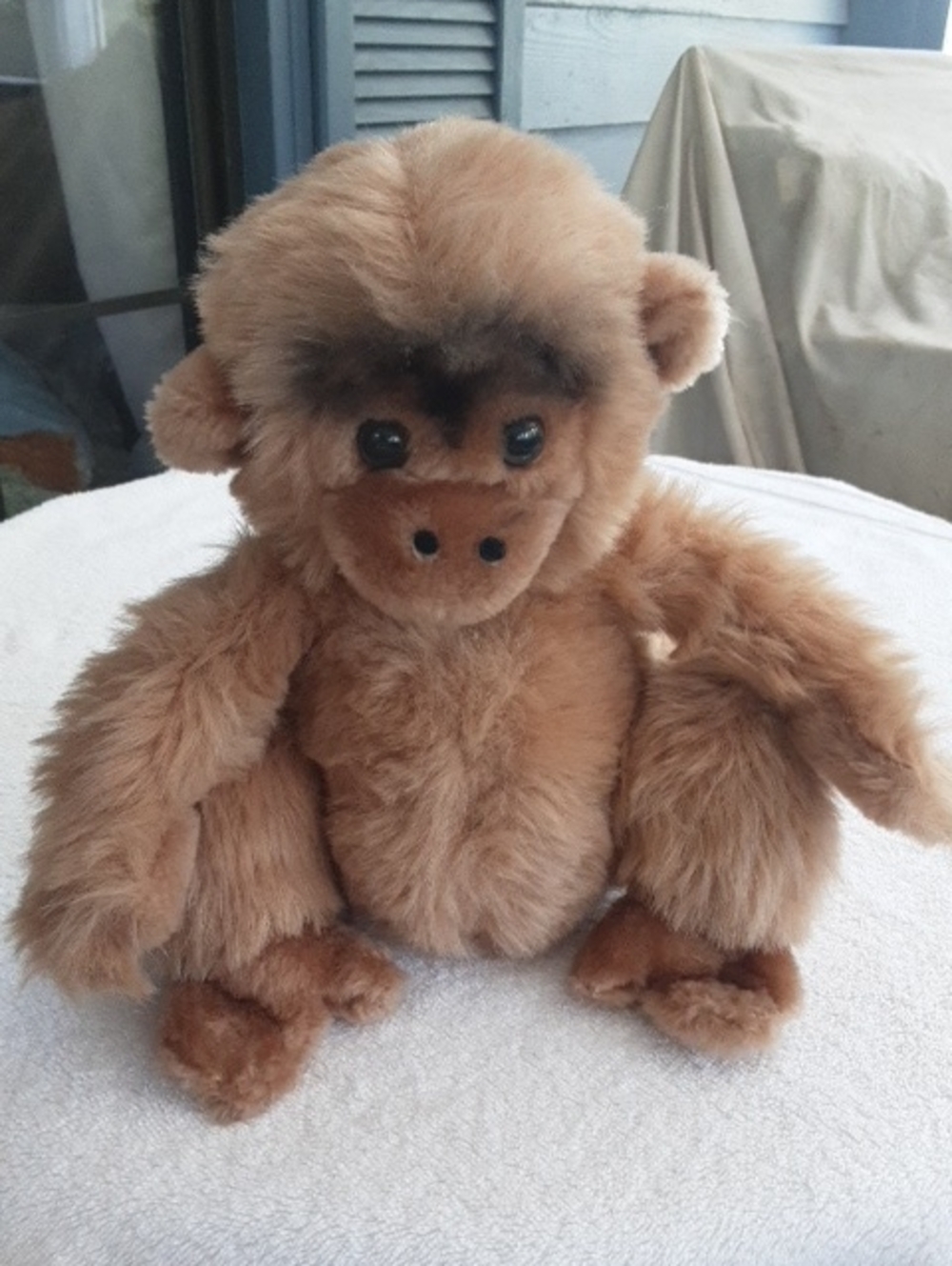 Plush Brown Monkey Stuffed Animal – Soft Brown Cuddly Toy